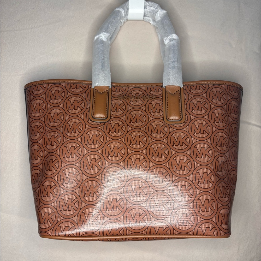 Michael Kors Tan and Brown Jodie Tote